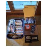 Assorted Tapes, CDs & DVDs
