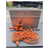Stainless Box, Extension Cord & B&D Hedge Trimmer