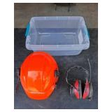 Ear Protection & Hard Hat