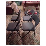 Set of 4 Folding Chairs