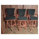 Padded Bar Stool Type Chairs