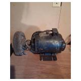 Old Bench Grinder- 110v & Jack Stands