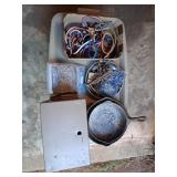 Bungee Cords, Light Chain & Griswold Cast Iron