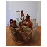 Empty Vintage Bottles
