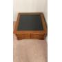 Coffee Table with Glass Top Display