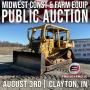 MIDWEST CONSTRUCTION & FARM EQUIPMENT AUCTION - THURSDAY AUGUST 3RD 9AM ET