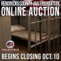ONLINE ONLY LIQUIDATION OF OLD HENDRICKS COUNTY JAIL - STARTS CLOSING OCT. 10TH 10A.M.