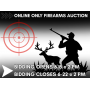 ONLINE ONLY FIREARMS AUCTION - BIDDING BEGINS JUNE 8TH 2 PM ET & BEGINS CLOSING JUNE 22ND 2 PM ET