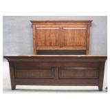 Wood King Bed