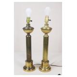 Brass Lamps / 2 pc