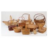 Woven Baskets / 14 pc