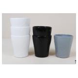 Ceramic Planters / 6 pc