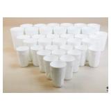 Milk Glass Glassware / 35 pc