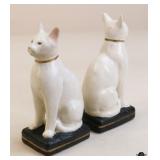 Resin Cat Bookends