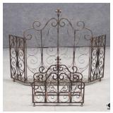 Fireplace Screen & Firewood Holder