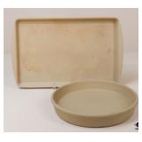 Pampered Chef Stoneware / 2 pc