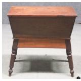Antique Dough Box End Table