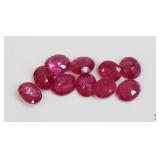 3.90 ctw Ruby Gemstones /10 pc