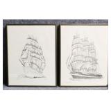 Vintage Mogel Clipper Ship Prints