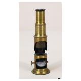 Antique Brass Drum Microscope