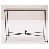 Granite and Metal Console