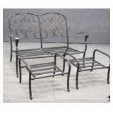 Hampton Bay Bench w/Two Ottomans /3pc