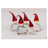 Hadeland Glass Figurines / 5 pc
