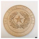 Resin State of Texas Wall Plaque