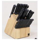 Ronco Knife Set W/Block /29 Pc