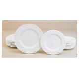 Milk Glass Plates 20pc