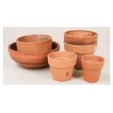 Terracotta Planters / 6 pc