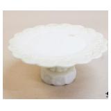 Milk Glass Cake Stand