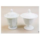 Milk Glass Candy Jars w/Lids