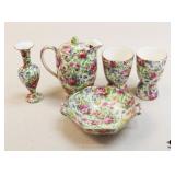 Royal Winton Chintz Dishes England /5 pc