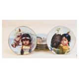 Vague Shadows Art Plates Set / 8pcs