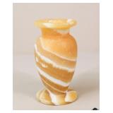 Egyptian Carved Alabaster Vase