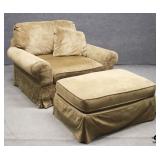 Oversized Chair w/Ottoman