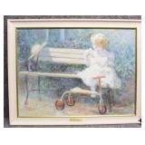 "The Antique Doll" Enhanced Print on Canvas