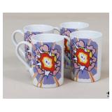 Roy Lichtenstein Explosion Art Coffee Cups / 4pcs