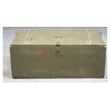 Wood Army Trunk
