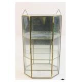Brass & Glass Display Case