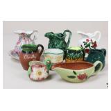 Ceramic, Porcelain + Creamers & Gravy / 11 pc