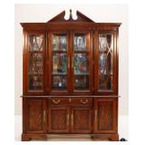 Mahogany 2 pc China Cabinet
