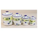 Sarah Cannisters / 4pc