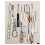 Metal Button Fastening Tools / 15 pc