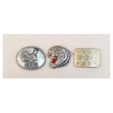 Belt Buckles / 3 Pc