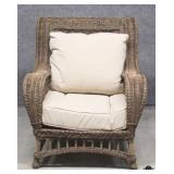 Patio Chair w/Allen & Roth Deep Seating Cushions