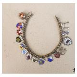 Travel Shield Charm Bracelet