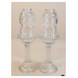 Shannon Crystal Candle Holders / 4pc