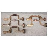 Vintage Bit Braces / 5 pc